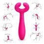 G-Spot Rabbit Waterproof Rechargeable 3 Motors Dildo Vibrator Adult Sex Toys - Adorime Silicone Clitoris Vagina Penis Stimulator Massager Sex Things for Men, Women and Couples