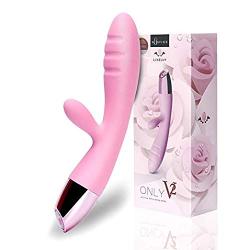 Rzoeox G Spot Vibrators Adult Sex Toys Waterproof Rechargeable Dildo Vibrators with Dual Motors 10 Vibration Modes Clitoris Vagina Stimulators Adult Sex Toy for Women