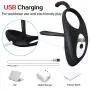 Vibrating Cock Ring with Tongue, Male Penis Ring & Waterproof and Rechargeable Clitoral Stimulator, Remote Control Sex Toy for Couple Play Vibrating Cock Ring with Tongue, Male Penis Ring & Waterproof and Rechargeable Clitoral Stimulator, Remote Control Sex Toy for Couple Play