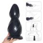 Sexbaby Huge 11.6 * 4.7" Anal Beads,Extra Large Butt Plug, Big Adult Sex Products for Men and Women (Black)