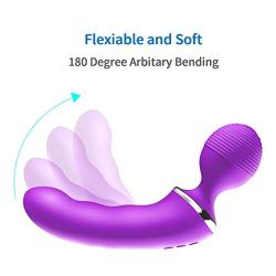 IBall Wand Massager Powerful, G Spot Vibrator Magic Wand with Dual Motors, Clitorial Stimulater Dildo Masturbator for Women and Couple Fun