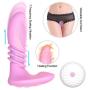 Women Thrusting G Spotter Stimulator Toys Clitorial Toy Oral Tongue Simulator Multi Speed Clitorial Sucking Toys for Female Her Tshirt Wireless Control Speeds