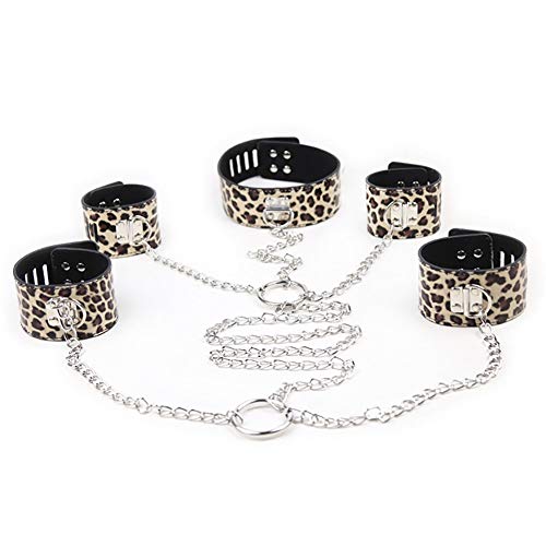 DJKFHIU SM Boňdàgé Kits with Women Black Leather Toys for Female Couples DJKFHIU SM Boňdàgé Kits with Women Black Leather Toys for Female Couples