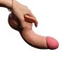 Realistic Big Dildo Double Layered 8.07 Inch Silicone Cock, Width Diameter 1.97 Inch, G Spot Dildo Penis Toy Premium Liquid Silicone Penis Dong with Suction Cup, Female Sex Toy