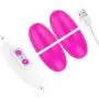 12 Frequency Double Eggs Bullet Jumping Toys Waterproof Silent For Women USB Charging
