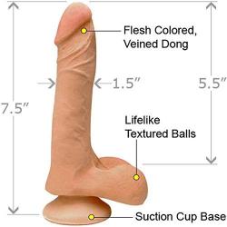 Cyber Skin Real Man European Cock With Balls - Natural