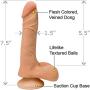 Cyber Skin Real Man European Cock With Balls - Natural
