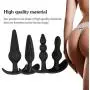 4 Pcs Silicone Plug Trainer Kit Silicone Relax Toy Amal Plug Buttpluģ for Women,Anales Trainer Pleasure Toy Silicone Waterproof Black 4 Pcs Silicone Plug Trainer Kit Silicone Relax Toy Amal Plug Buttpluģ for Women,Anales Trainer Pleasure Toy Silicone Waterproof Black
