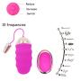 10 Modes Rechargeable Desgin Wireless Remote Control Mini Massager Women, Silicone Waterproof Samll, for Bedroom, Garden and Parties