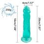 7.87 Inch Green Péggîng Stráp ôn for S-é-X for Couples Toys Realistic Ultra Soft-Ďîldɔ Funny Toys for Lesbián Pants Women Underwear