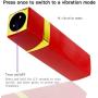 JDesto- Powerful Portable Waterproof Mini Lipstick Massager Safe Soft Silicone Multi-Angle Bending USB Charging Relax The Pressure DEPUR (Color : Red)