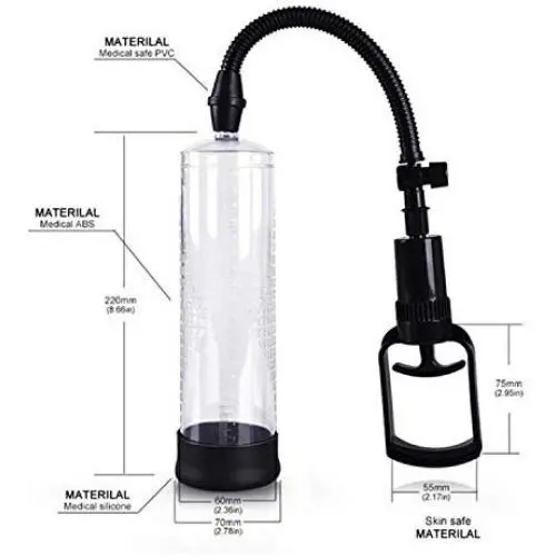 2019 Upgrated Direction Manual Black XL Pump Vacuum Enlargement Enlarger Extender Bigger Effect 9" Men Male 2019 Upgrated Direction Manual Black XL Pump Vacuum Enlargement Enlarger Extender Bigger Effect 9" Men Male