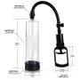 2019 Upgrated Direction Manual Black XL Pump Vacuum Enlargement Enlarger Extender Bigger Effect 9" Men Male