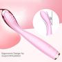 Powerful G-Spot Vibrator Dildo with Textured Tip Bendable Shaft for Precise Clitoris Stimulation, Erocome Clitoris Stimulator Sex Toy with 10 Vibration Mode 5 Speed Quiet Motor for Couple Foreplay