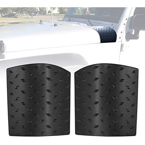 ICARS New Black Cowl Body Armor Cowling for 2007-2017 Jeep Wrangler JK Unlimited Rubicon Sahara Accessories Pair