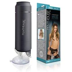 Penthouse Penthouse Pet Cyberskin Hands-Free Adjustable Dual Stroker, Masturbator for Men Toy Cup Virtual Skin Material, 1.45 Pound