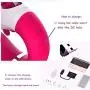 MXJYB Clǐt-or-al Sucking Vǐb-Rat-or, G Spot 12 Frequencies and 12 Speeds Vǐbr-ATO-rs & Nipple Stim-ula-tor with Suction-Medical Grade Silicone Intelligent Heating MXJYB