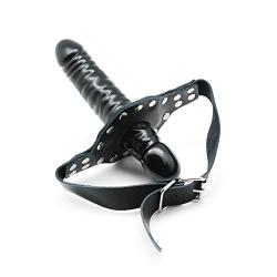 SMspade Sex Mouth Gag Plug Penis with Multi-Function Oral Fixation Mouth Stuffed