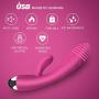 Handheld Massager Cordless with 2 Motors Waterproof 10 Vibration Acupressure Reflexology Tool Electric for Full Body Relax