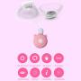 Beioust Female Silicone Breast Massage Device Nipple Sucker 10 Modes USB Rechargeable Electric Vibrating Breast Massager