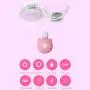Beioust Female Silicone Breast Massage Device Nipple Sucker 10 Modes USB Rechargeable Electric Vibrating Breast Massager