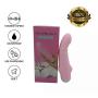 Personal Handheld Wand Massager Quiet Cordless Waterproof Rechargeable 7 Modes Telescopic Massage-Pink