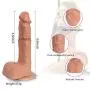 Couple Casual Toys Realistic Texture 8.66 Inches 10 Frequency High Speed Vibration Safety Healthy Soft Relaxing Skin-Friendly Silicone Massager (Color : Skin Color) Couple Casual Toys Realistic Texture 8.66 Inches 10 Frequency High Speed Vibration Safety Healthy Soft Relaxing Skin-Friendly Silicone Massager (Color : Skin Color)