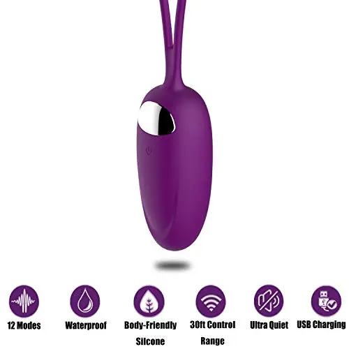 SOPHKO Bullet Vibrator - Rechargeable Remote Controlled G-Spot Vibrator with 12 Vibration Modes and Waterproof SOPHKO Bullet Vibrator - Rechargeable Remote Controlled G-Spot Vibrator with 12 Vibration Modes and Waterproof