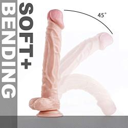 Rea&listic Huge Dillo with Absorbing Cup for Women Artificial ToyWand
