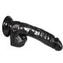 G-aouZhi Soft and High Quality Waterproof PVC Wand Massager for Adult Women Personal Handfree Play with Powerful Sucker Black Easy to Clean