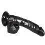 G-aouZhi Soft and High Quality Waterproof PVC Wand Massager for Adult Women Personal Handfree Play with Powerful Sucker Black Easy to Clean