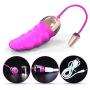 JADEKIOR 10 Frequency Silicone USB Rechargeable Adult Toys for Women-Hot Pink,Super Powerful But Very Quiet Motor