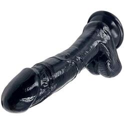 Full 7.5 Inch Huge Waterproof Tools Relax with Unattackable Suction Cup Good Pick Discreet Package - Black - Lianyaoshi1.1
