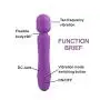 XSEXO Powerful Cordless Massage Wand Handheld with Multi Speeds Personal Rechargeable Waterproof Massager Therapy Body for Muscle Aches and Sports Recovery (Purple) XSEXO Powerful Cordless Massage Wand Handheld with Multi Speeds Personal Rechargeable Waterproof Massager Therapy Body for Muscle Aches and Sports Recovery (Purple)