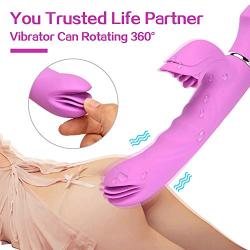 Hands Free Play Thrusting Adult Wireless Remote Control Machine Automatic Massage with Heating & Hand Free Suction Cup 10 Adjustable Telescopic Speed Realistic Silicone
