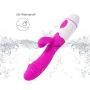 XDeer USB Rechargeable G Spot Rabbit Dildo Vibrator for Clitoris Stimulation, Powerful Dual Motors with Bunny Ears 10 Vibration Modes Vagina Stimulator Waterproof for Women Sex Toys