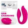 Wonderful Gift Remote Control Vibe U Shape Toy with 8 Modes Massger USB Rechargeable Secret Packing