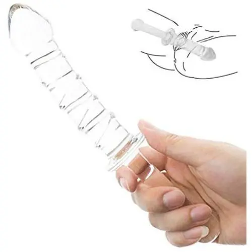 USUNO 9.4 Ergonomic Upscale Crystal Spiral Glass Stick with Handle - Dildo - Presure Sex Toy for Women. USUNO 9.4 Ergonomic Upscale Crystal Spiral Glass Stick with Handle - Dildo - Presure Sex Toy for Women.