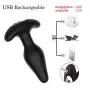 Male Anal Vibrator Butt Plug with 10x10 360° Rotation Vibration Patterns, Prostate Massager Stimulator with Remote Control, Rechargeable Anus Sex Toy for Men, Woman & Couples, Φ1.9 in Male Anal Vibrator Butt Plug with 10x10 360° Rotation Vibration Patterns, Prostate Massager Stimulator with Remote Control, Rechargeable Anus Sex Toy for Men, Woman & Couples, Φ1.9 in
