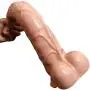 AZX Dildo Waterproof With suction cup Women Massage Wand Large Simulation horse penis Secret packaging, flesh color