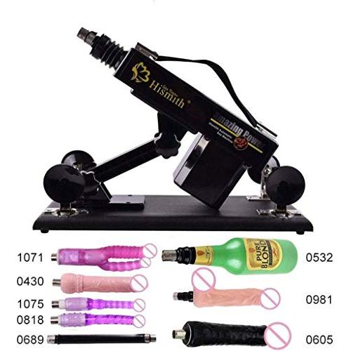 SPFOZ Sex UbiraLove Updated Version Stronger Automatic Massage Tool Machines Gun,Pumping Thrusting Gun with Super Impact with Attachments