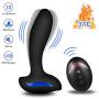 Male Prostate Massager Anal Sex Toys with 10 Vibration Modes - Heating Wireless Remote Anal Butt Plug for Unisex G spot Vibrator