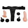 MXJYB Perfect Size Double Strapon Harness Strap ons Funny Toys for Lesbian Pants Strap On Strapless BGA MXJYB