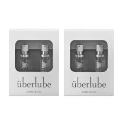 Überlube Good-to-Go Traveller Refills - Four 15ml Refills (60ml Total) in Two Boxes.