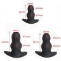 YiFeng 3PCS Medical Silicone Hollow Anal Plug Butt Sex Toys, Masturbation for Men,for Women