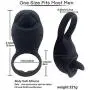 Vibrating Penis Ring Rechargeable Silicone Cock Ring Stimulator for Male Longer Lasting Erections Sex Toys Vibrating Penis Ring Rechargeable Silicone Cock Ring Stimulator for Male Longer Lasting Erections Sex Toys