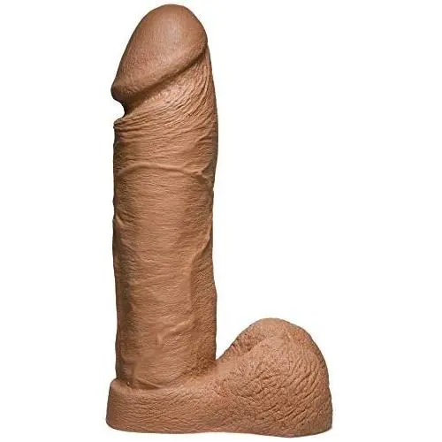 Doc Johnson TRUSKYN Dual Density Silicone - The Tru Ride - 8 Inch (8.1 in. Long and 2 in. Wide) - O-Ring Harness Compatible - Pegging - Dildo - Caramel Doc Johnson TRUSKYN Dual Density Silicone - The Tru Ride - 8 Inch (8.1 in. Long and 2 in. Wide) - O-Ring Harness Compatible - Pegging - Dildo - Caramel