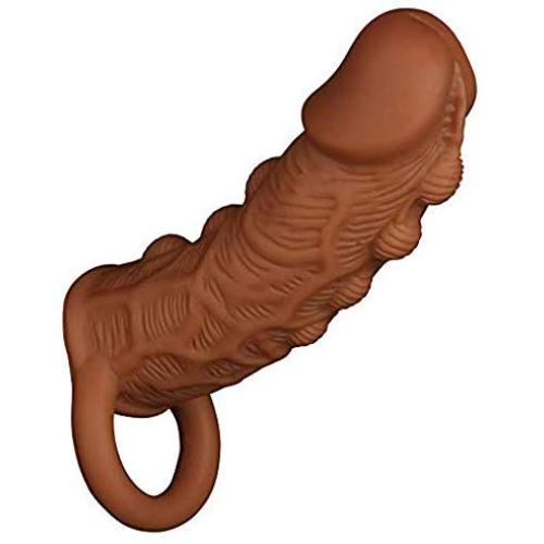 Extender Enlarger Extension Sheath Elastic Long Lasting Time Size Sleeve Stamina Enhancer a1