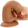 CONtenct Huge Bendable Stick Rea&listic Dillo for Women with Absorbing Cup CONtenct Huge Bendable Stick Rea&listic Dillo for Women with Absorbing Cup