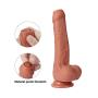 CRYPXL WFWJD 8.4 Inch Huge Dick Pénis Waterproof Silicone Massager with Strong Suction Cup - Absorbable on Mirrors, Floors and Any Smooth Surface